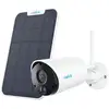 Image de Caméra de surveillance Reolink Argus Series B320 FullHD Vision Nocturne Intérieur et Extérieur Détection IA Panneau Solaire Contrôle Vocal Audio Bidirectionnel