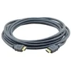 Image de Câble HDMI Kramer C-HM/HM-15 4,6 m K-Lock Or 4K Ultra HD Noir