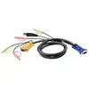 Image de Cable KVM ATEN 5 m USB VGA con Audio SPHD-15 Negro Macho-Macho