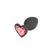 Image de Petit Plug Cuore avec 4 Strass Coeur Interchangeables