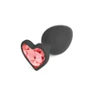 Image de Plug Moyen Cuore avec 4 Strass Coeur Interchangeables