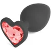 Image de Plug Large Cuore avec 4 Strass Coeur Interchangeables