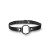 Image de Bâillon O-Ring Cuir Noir