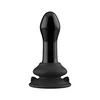 Image de Plug Anal Vibrant Pluggy en Verre Noir