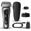 Image de Rasoir pour Visage Braun Series 8 8517s Sans Fil 60min Sec et Humide 4 Lames Charge Rapide