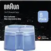 Image de Cartucho de nettoyage Braun CCR8 ShaverCare 3 en 1 Pack 8 Citron