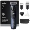 Image de Tondeuse Barbe Visage Braun BeardTrimmer 7 BT7520 Sans Fil 120min Sec et Mouillé 40 Réglages Sabots Charge Rapide