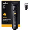 Image de Tondeuse Barbe Visage Braun BeardTrimmer 5 BT5500 Sans Fil 120min Sec et Mouillé 20 Réglages 2 Sabots Charge Rapide