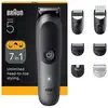 Image de Tondeuse Multifonction Braun AIO5520 Sans Fil 120 min 14 Réglages 7 Accessoires Charge Rapide