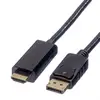 Image de Cable Adaptateur DisplayPort vers HDMI ROLINE 3 m Noir