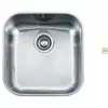 Image de Évier Mepamsa 122.0667.807 Plaza inox 1 bac 400x400 mm encastrable