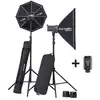 Image de Kit éclairage studio Elinchrom D-Lite RX 4 Softbox To Go 2 x 400J radio inclus