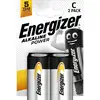 Image de Piles alcalines Energizer Power C LR14 2 unités
