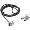 Image de Câble antivol Dicota D30971 2 m 2 clés acier TPR noir/argent