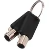 Image de Clé Dicota Security Cable T-Lock Ultra Slim V2 Tubulaire 2 pièces