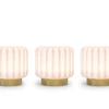 Image de Lampes dentelles rechargeable Atelier Pierre (x3) 9 cm