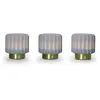 Image de Lampe Dentelles Pastelles Atelier Pierre (x3) 28x9,3x11 cm