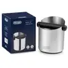 Image de Conteneur à marc de café DeLonghi DLSC084 acier inoxydable antidérapant