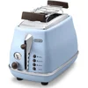 Image de DeLonghi CTOV 2103.AZ Icona Grille-Pain Vintage 2 Emplacements 900W Bleu