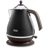 Image de De'Longhi KBOV 2001.BK bouilloire 1,7 L 2000 W Noir, Marron