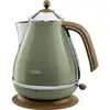 Image de Bouilloire DeLonghi KBOV 2001.GR 1,7L 2000W sans fil acier inoxydable verte