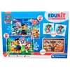 Image de Jeux de société en 1 mémo + puzzle + dominos + cubes Clementoni Bestway Paw Patrol (x4) 6x27x38 cm