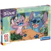 Image de Puzzle de 60 pièces enfant Clementoni Disney Stitch 62x42 cm