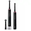 Image de Brosse a Dent Oscillo Rotative Oral-B PRO 3 Noir 3 Modes 3 Embrayages Capteur de Pression Minuteur