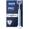 Image de Brosse à Dents Oscillo-Rotative Oral-B Pro 1 Bleu 2 Têtes Minuteur Capteur Pression