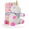Image de Ensemble couverture doux et peluche Perletti Tiara Unicorn 22 cm
