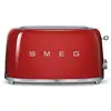 Image de Smeg TSF02RDEU Grille-Pain 4 Tranches 1500W Rouge