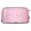 Image de Smeg TSF02PKEU Grille-Pain 4 Tranches 1500W Rose Pastel