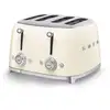 Image de Smeg TSF03CREU Grille-Pain 4 Tranches 2000W Beige
