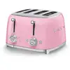 Image de Smeg TSF03PKEU Grille-Pain 4 Tranches 2000W Rose