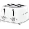Image de Smeg TSF03WHEU Grille-Pain 4 Tranches 2000W Blanc
