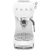 Image de Cafetera manuelle Smeg ECF02WHEU 1,1 L 15 bars blanc avec mousseur vapeur