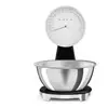 Image de Balance de cuisine Smeg KSF01BLWW noir 5 kg écran LCD bol inox