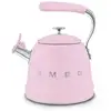 Image de Bouilloire SMEG WKF01PK 2,3L Rose Acier Sifflet Universel