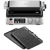 Image de Gril électrique de contact Braun CG7040 plaques amovibles 2000W inox PTFE