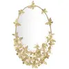 Image de Miroir oval Mauro Ferretti Butterfly 59x3x89 cm