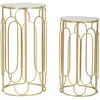 Image de Porte-capsules à plante Mauro Ferretti Arty Rotondo (x2) 36,5x70-31x60 cm