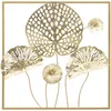 Image de Décoration murale Mauro Ferretti Gold Flowers 50x5x50 cm