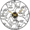 Image de Horloge analogique murale Mauro Ferretti Faces ø50x3,5 cm