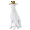 Image de Statuette de chien avec couronne Mauro Ferretti Corona 20x12,5x33 cm