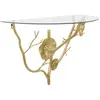 Image de Table de chevet mural plateau en verre Mauro Ferretti Tisty 60x30x40 cm