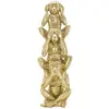 Image de Statuette de 3 petits singes Mauro Ferretti 10,5x30 cm