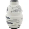 Image de Vase Mauro Ferretti Ceramica Fish 21x31 cm