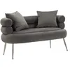 Image de Canapé avec coussin Mauro Ferretti Silvery Plus 133x68x69 cm