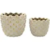 Image de Vase Mauro Ferretti Pepitas (x2) 23x18 / 18,5x15,5 cm