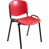 Image de Silla de oficina Unisit Dado S Roja Asiento y respaldo duro